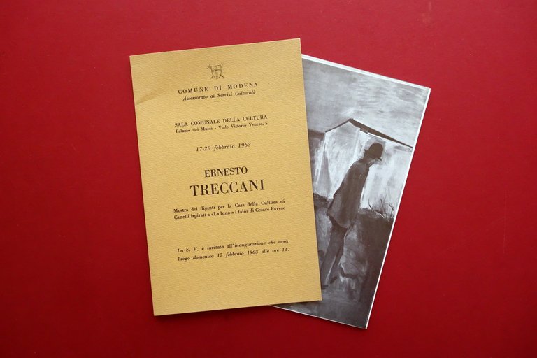 Ernesto Treccani Dipinti Casa della Cultura Canelli Modena C. Pavese …