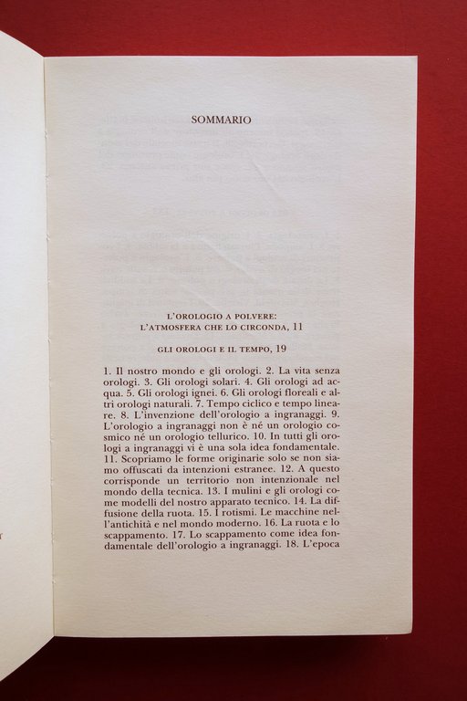 Ernst Junger il Libro dell'Orologio a Vapore Adelphi 1994
