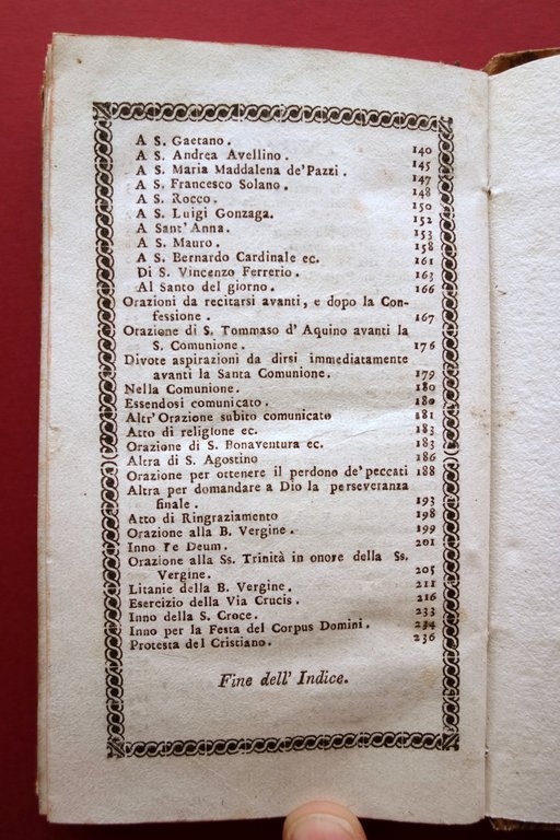 Esercizio Divoto da Farsi da Ogni Fedel Cristiano Carmignani Parma …