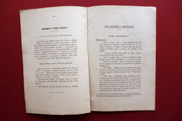 Esposizione di Documenti Storici e di Medicina Archivio di Stato … | Immagine Gallery 4