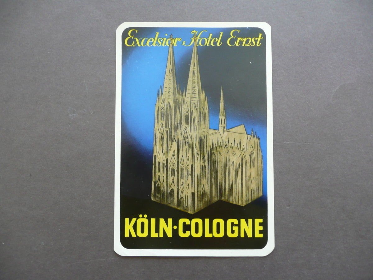 Etichetta Valigia Travel Label Suitcase Hotel Excelsior Ernst Koln Cologne … | Immagine principale