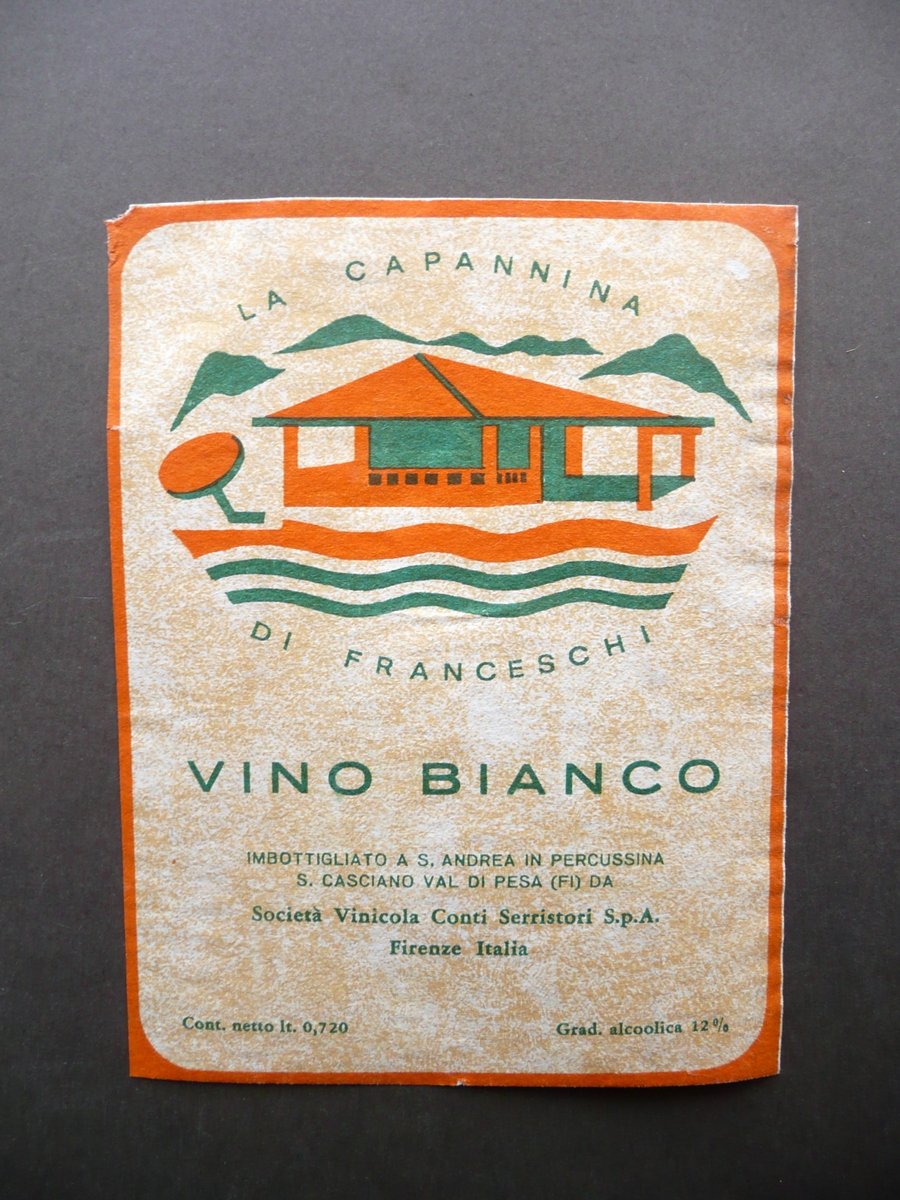 Etichetta Vino Bianco La Capannina di Franceschi Forte dei Marmi … | Immagine principale