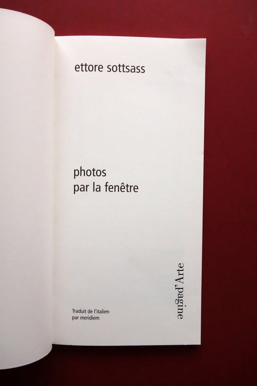Ettore Sottsass Photos par la Fenetre Pagine d'Arte 2014 Ottimo … | Immagine Gallery 2