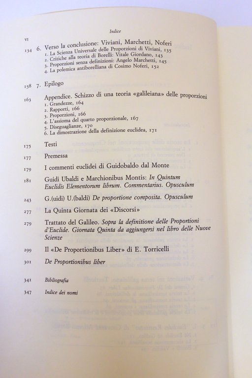 EUCLIDES REFORMATUS TEORIA DELLE PROPORZIONI NELLA SCUOLA GALILEIANA GIUSTI 1993