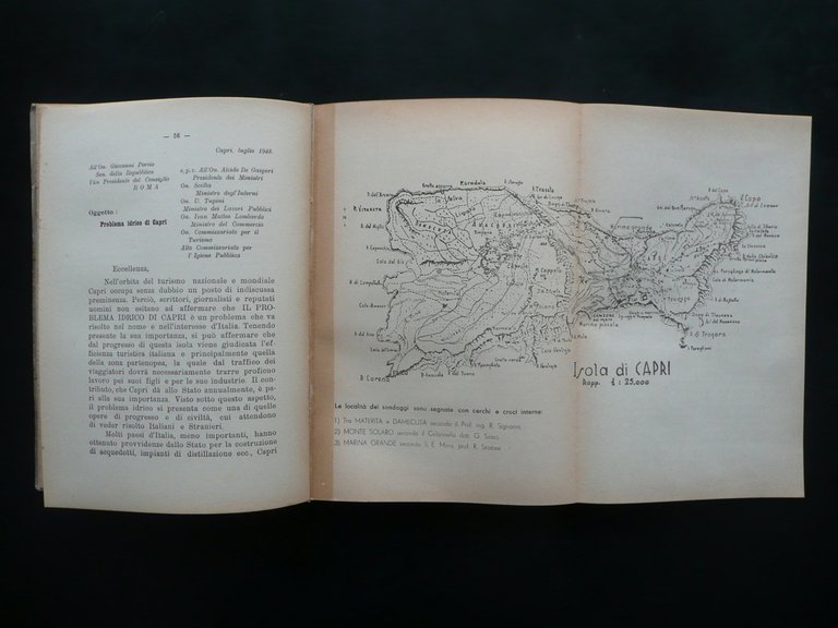 Eugenio Aprea Il Problema Idrico dell'Isola di Capri Tip. Lorenzo … | Immagine Gallery 2