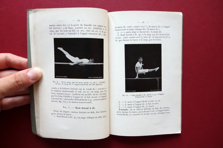 Exercices Individuels aux Barres Paralleles Eugene Matthias Attinger 1912