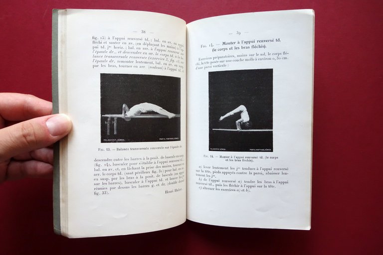 Exercices Individuels aux Barres Paralleles Eugene Matthias Attinger 1912