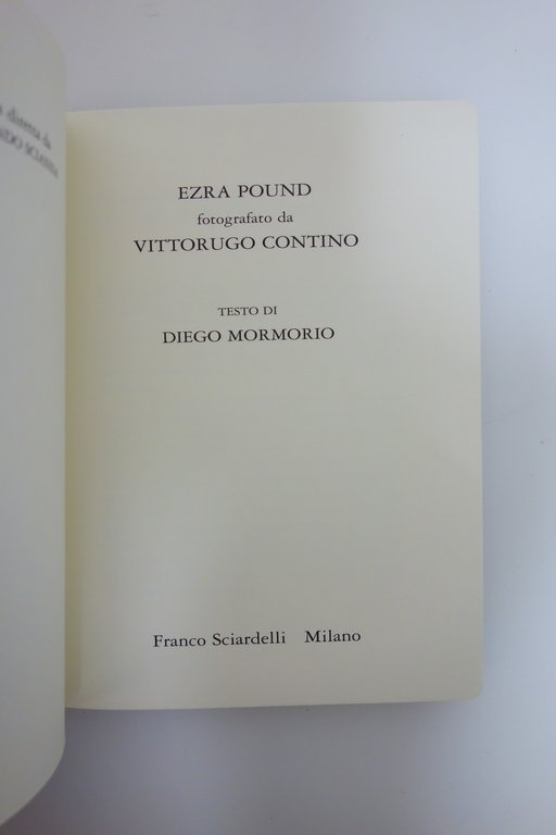 Ezra Pound Fotografato da Vittorugo Contino Franco Sciardelli Milano 1996 | Immagine Gallery 3