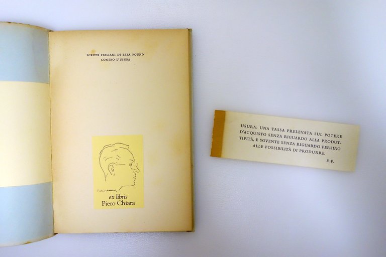 Ezra Pound Lavoro ed Usura Tre Saggi Scheiwiller 1954 Ex … | Immagine Gallery 4