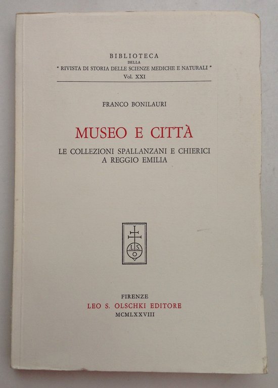 F. Bonilauri Museo e Citt‡ Collezioni Spallanzani Chierici Reggio Emilia 1978