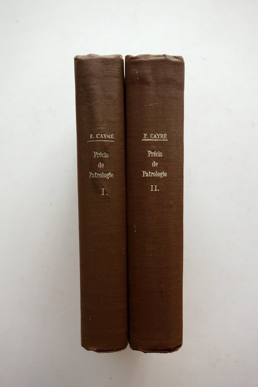 F. CayrÈ Precis de Patrologie Desclee Paris 1927-1930 2 Volumi … | Immagine Gallery 2