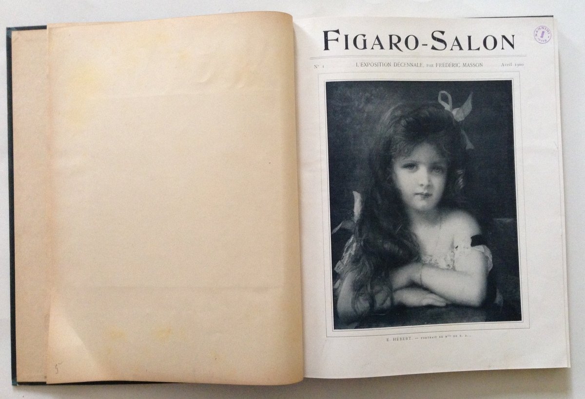 F. Masson Figaro Salon L'Exposition DÈcennale Aprile Luglio 1900 3 …