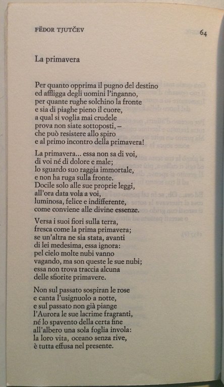 F Tjutcev Poesie Traduzione Landolfi Bianca Einaudi Editore Torino 1964 …