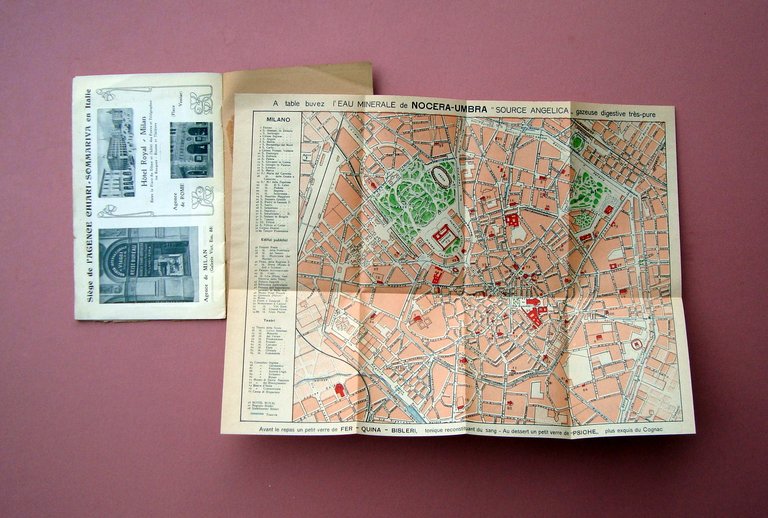 Faenza Grande Exposition 1908 Tipolito Gattoni Milano Cartina testo in …