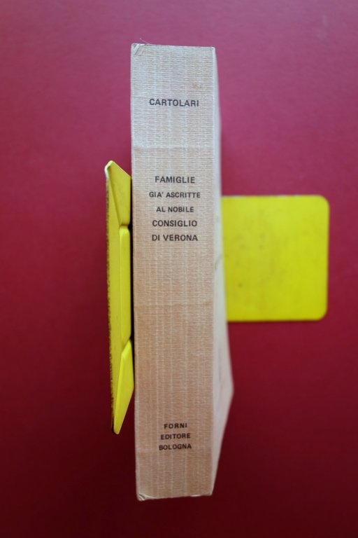 Famiglie gi‡ Ascritte Nobile Consiglio di Verona Cartolari Forni 1969 …