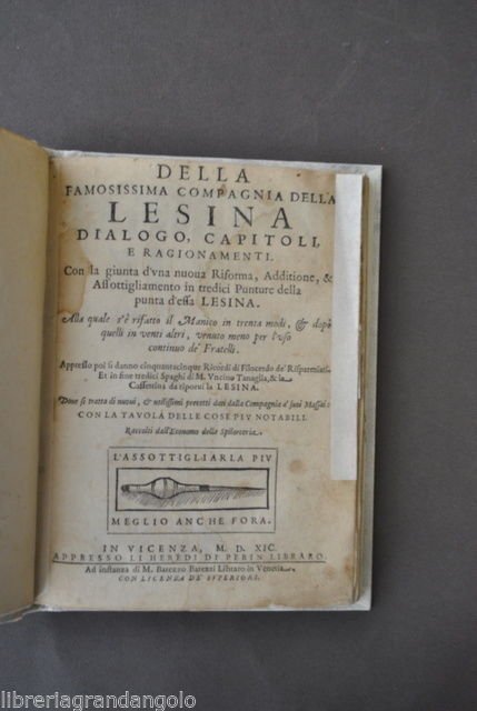 Famosissima Compagnia Lesina Dietetica Sanit‡ Spilorceria Risparmio Peste 1589 | Immagine principale
