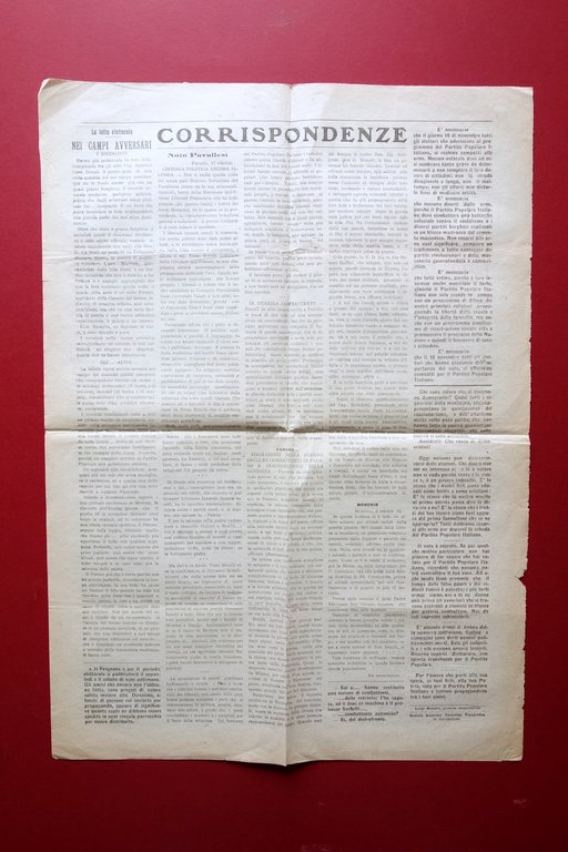 Fanano Nuova Sezione PPI Formazione Ex Combattenti Bandiera Il Frignano … | Immagine Gallery 2