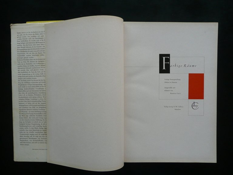 Farbige Raume Ausgewahlt und Erlautert von Konrad Gatz Callwey Munchen … | Immagine Gallery 2