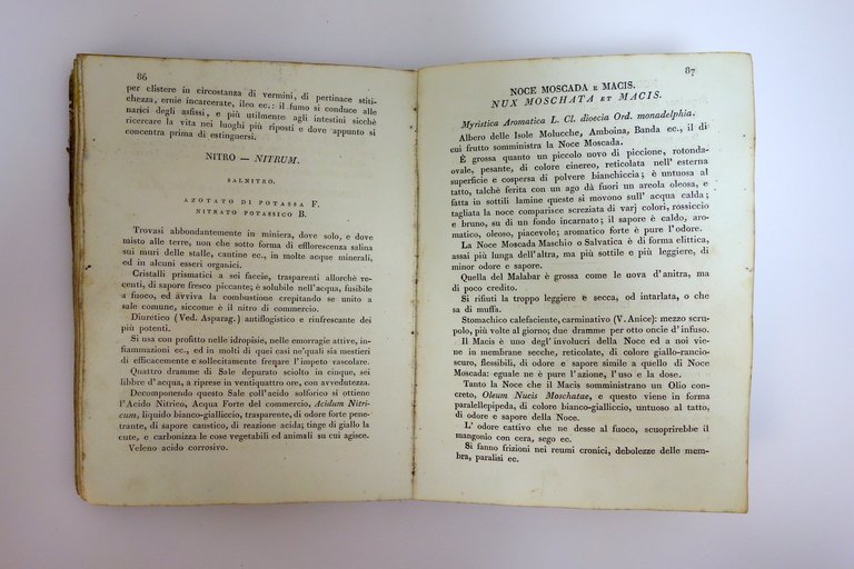 Farmacopea per gli Stati Estensi Eredi Soliani Modena 1839 Raro
