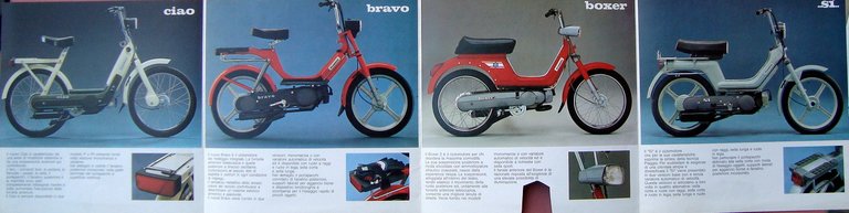 Fascicoli Pubblicitari Piaggio Ciao Bravo Boxer SÏ Vespa PK 50-125 | Immagine Gallery 4
