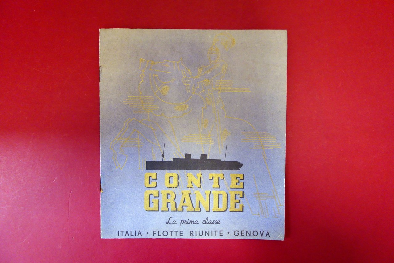 Fascicolo Pubblicitario Conte Grande 1° Classe Nave da Crociera 1935 … | Immagine principale
