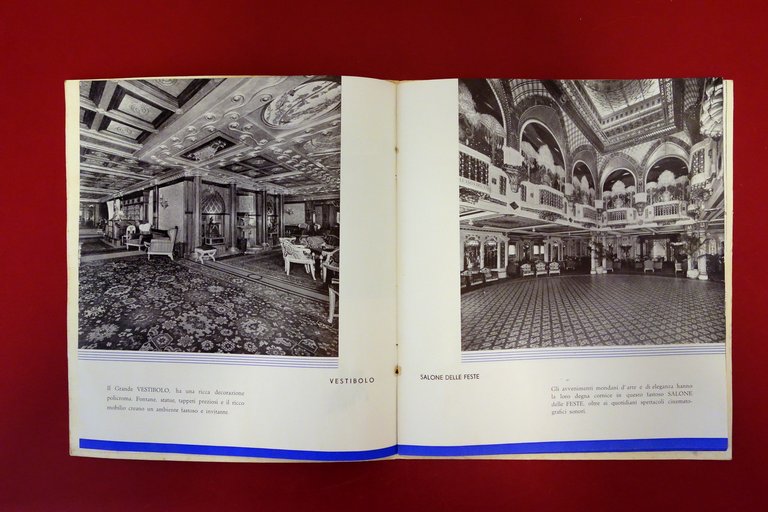 Fascicolo Pubblicitario Conte Grande 1° Classe Nave da Crociera 1935 … | Immagine Gallery 3