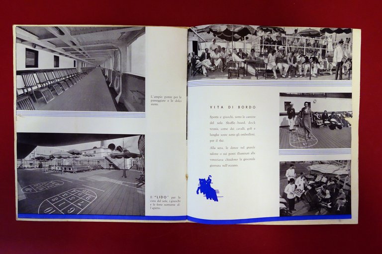 Fascicolo Pubblicitario Conte Grande 1° Classe Nave da Crociera 1935 … | Immagine Gallery 5