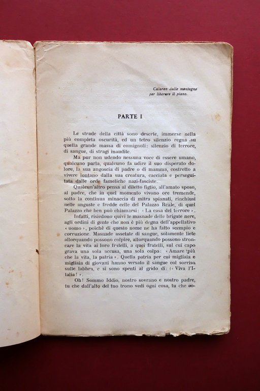 Fausto Barbati Amore e Gloria Tip. Modenese Modena 1946 Partigiani …