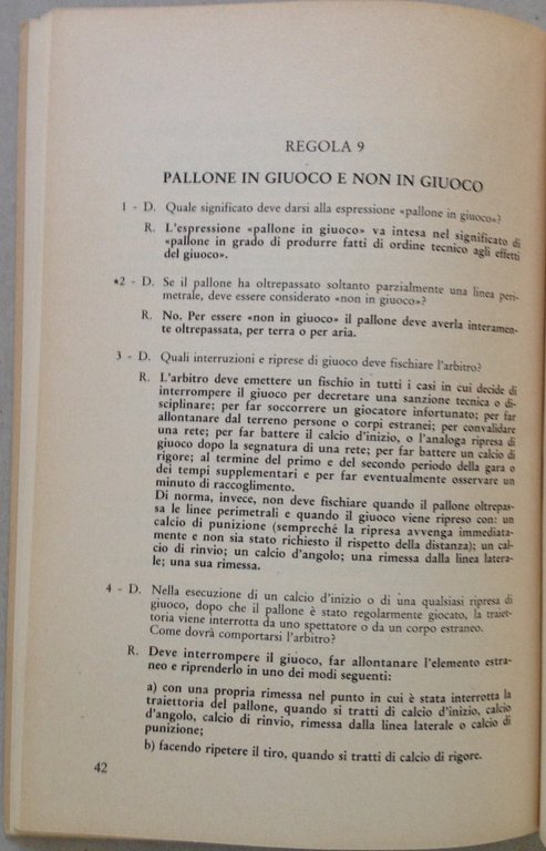 Federazione Italiana Calcio Regole Gioco Decisioni Ufficiali Casistica 2 Volumi