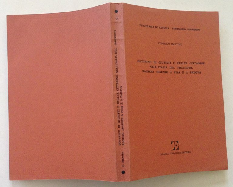 Federico Martino Dottrine di Giuristi e Realt‡ Cittadine Nell'Italia del …