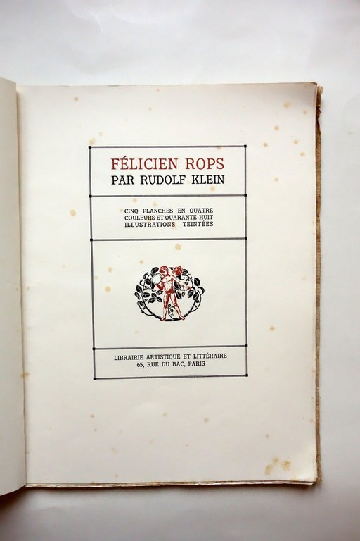 Felicien Rops par Rudolf Klein Librairie Artistique Paris Primo '900 | Immagine Gallery 3