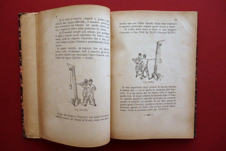 Fermo Michelotto Pesi Scorrevoli Attrezzi di Ginnastica Roma 1886-1893 2 …