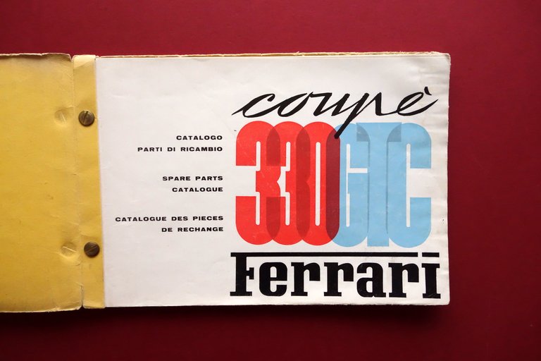 Ferrari Coupe 330 GTC Catalogo Parti di Ricambio Libretto Manutenzione …