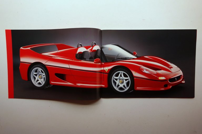 Ferrari F50 Auto Brochure Pubblicitaria 1995