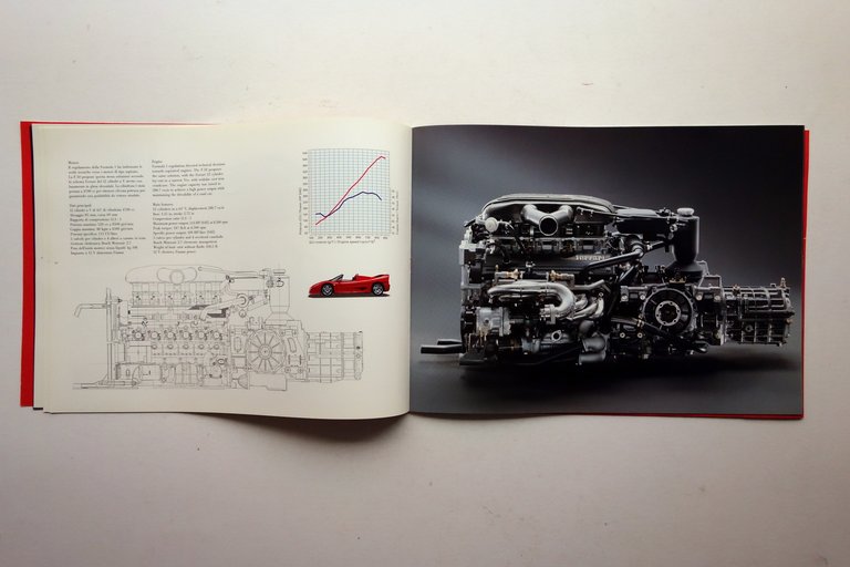 Ferrari F50 Auto Brochure Pubblicitaria 1995