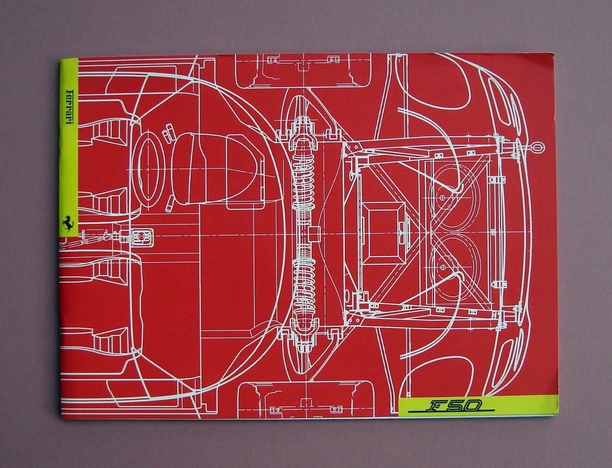 Ferrari F50 Maranello automobilismo supersport come nuovo No Diapositiva