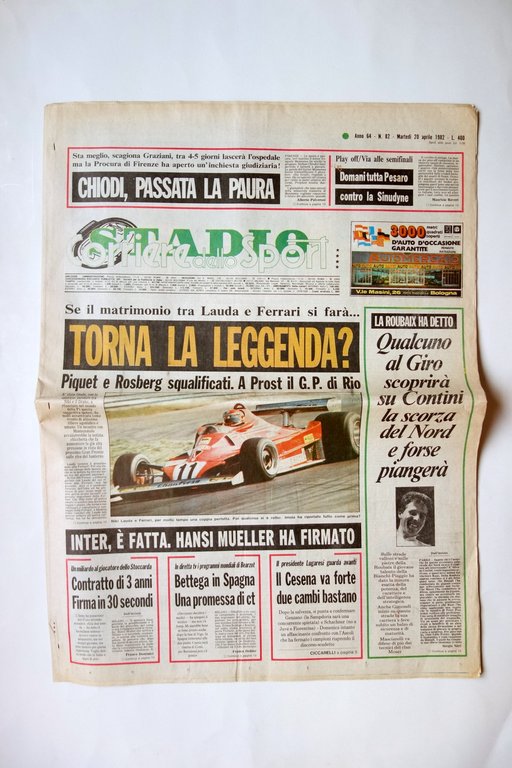 Ferrari Formula 1 Gare Villeneuve Lauda Imola Monza 7 Quotidiani …