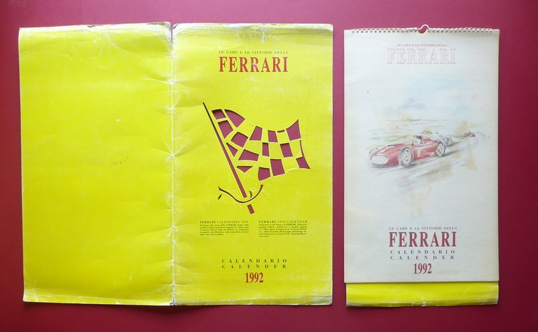 Ferrari Grande Calendario 1992 Gare Vittorie Storia Maranello Modena Auto Sport