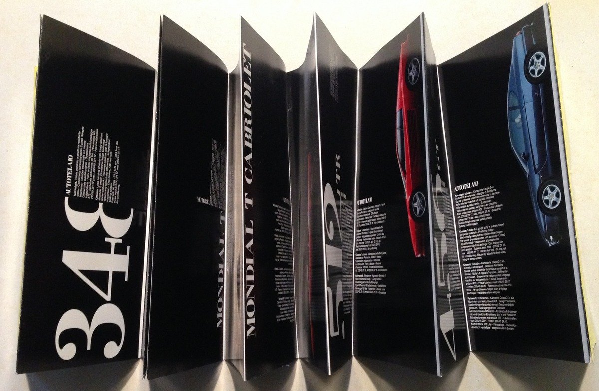 Ferrari Pieghevole Fisarmonica Grande Puntografico 1993