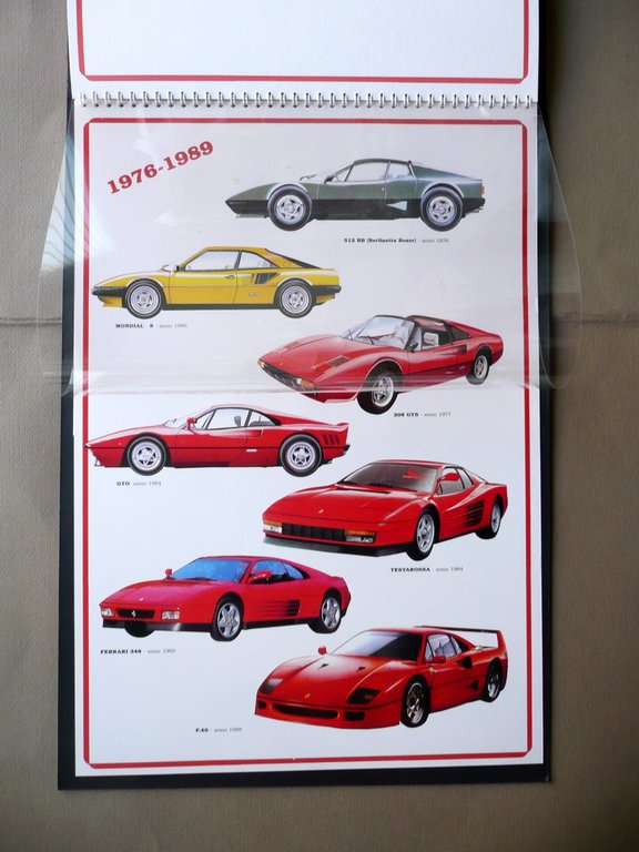 Ferrari The Road Cars 4 Tavole Modelli Auto SIGEM Modena …