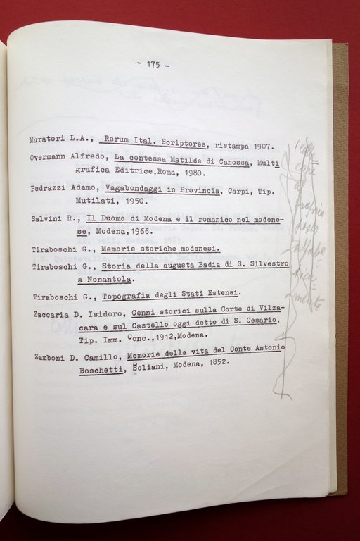 Ferruccio Richeldi San Cesario sul Panaro Dattiloscritto Bozza Pre Stampa …