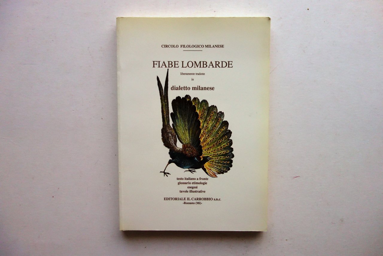 Fiabe Lombarde Liberamente Tradotte in Dialetto Milanese Il Carrobbio 1990