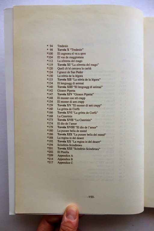 Fiabe Lombarde Liberamente Tradotte in Dialetto Milanese Il Carrobbio 1990