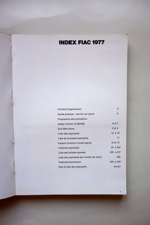 FIAC 77 Art Contemporain Paris Grand Palais 22-30 Octobre Catalogo … | Immagine Gallery 3