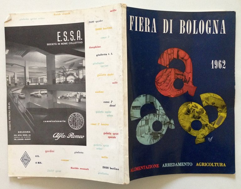 Fiera di Bologna 1962 Alimentazione Arredamento Agricoltura Arti Grafiche Tamari