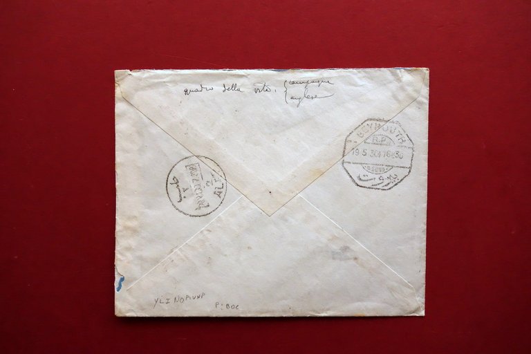 Filatelia Affrancatura Posta Aerea Regno d'Italia Aleppo Siria 1930 Rara | Immagine Gallery 3