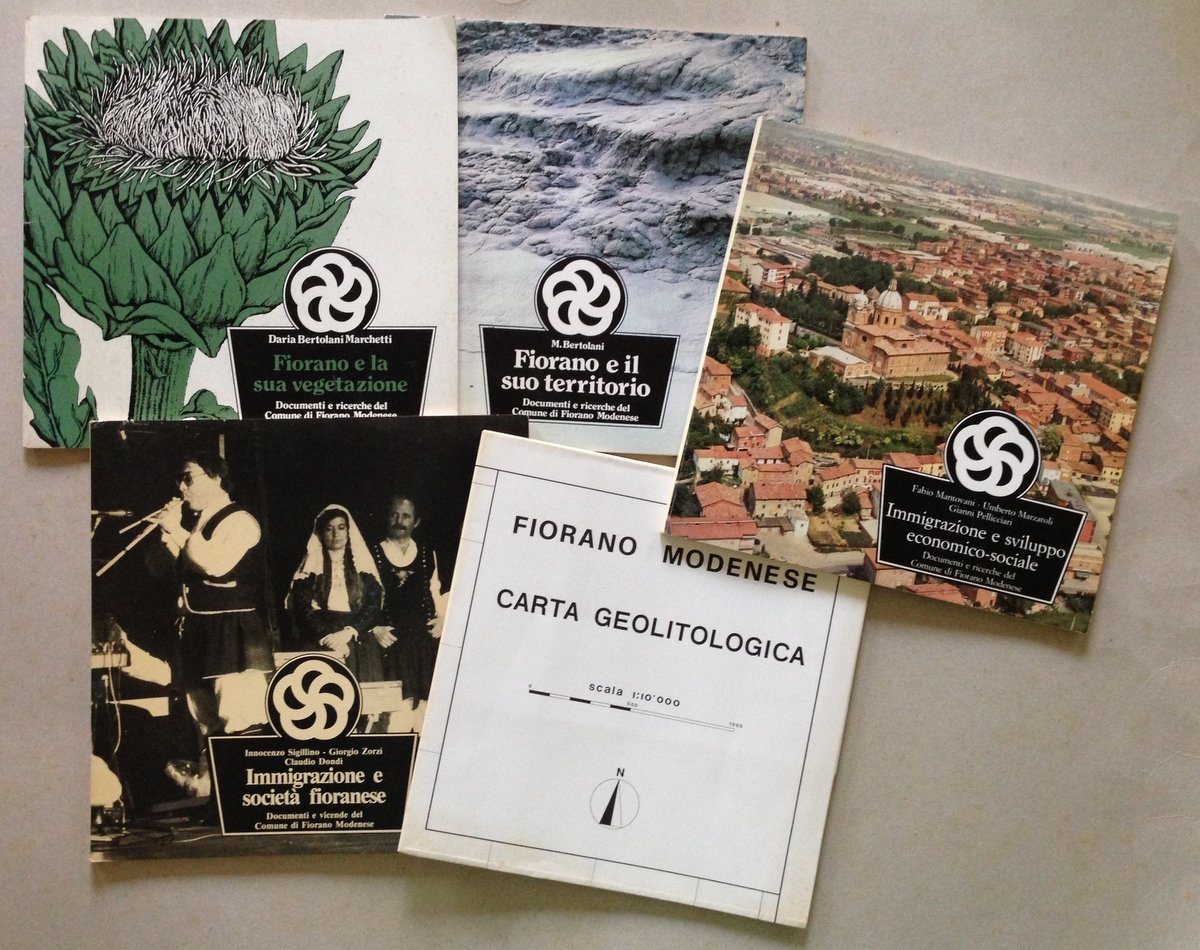 Fiorano Territorio Vegetazione Immigrazione Societ‡ Sviluppo 4 Fascicoli Carta