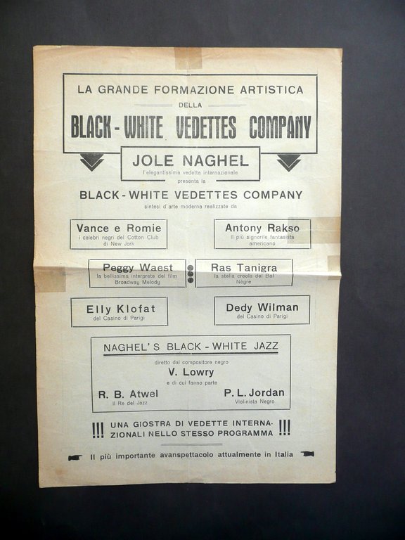 Foglio Volante Jole Naghel Cinema Teatro Rossini Piccole Donne Hepburn …