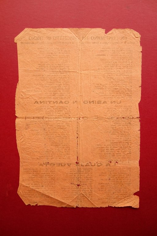 Foglio Volante Uguzzoni Emilio Poeta della Verit‡ Dialetto Modena Unico …