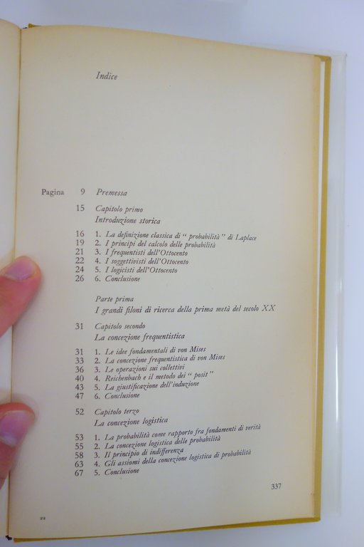 Fondamenti del calcolo delle probabilità Costantini Feltrinelli 1970 prima ed.